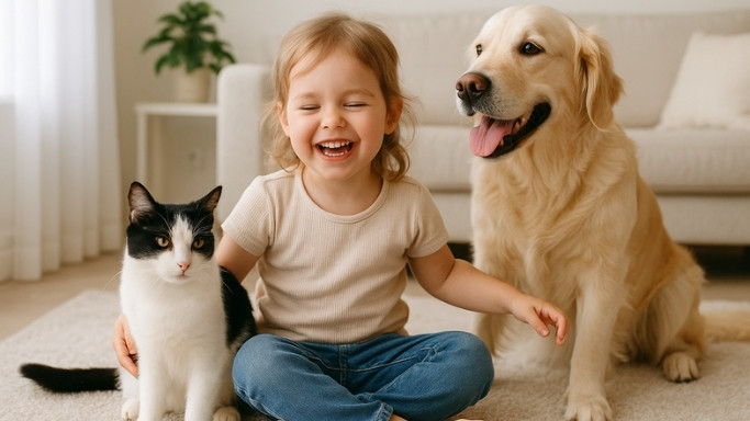 Có nên nuôi thú cưng khi gia đình có trẻ nhỏ? Lợi ích & rủi ro