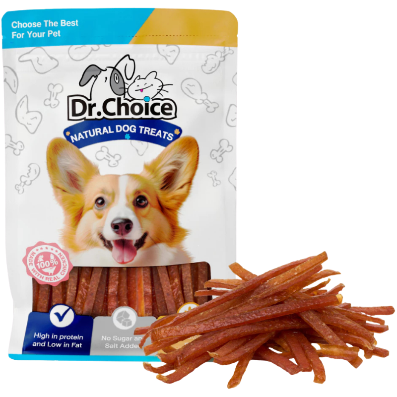 Bánh thưởng cho chó Dr Choice thăn Gà dạng sợi
